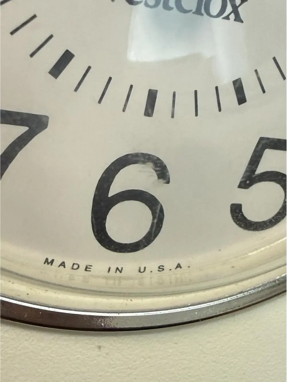 Mechanical Clock Alarm Westclox, vintage, made in USA, Working